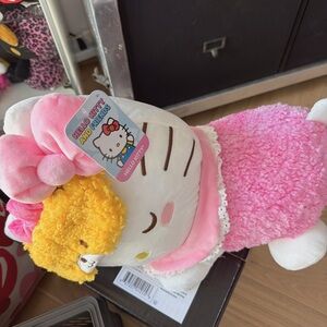Hello Kitty Plush Toy - Pink, White, and Yellow